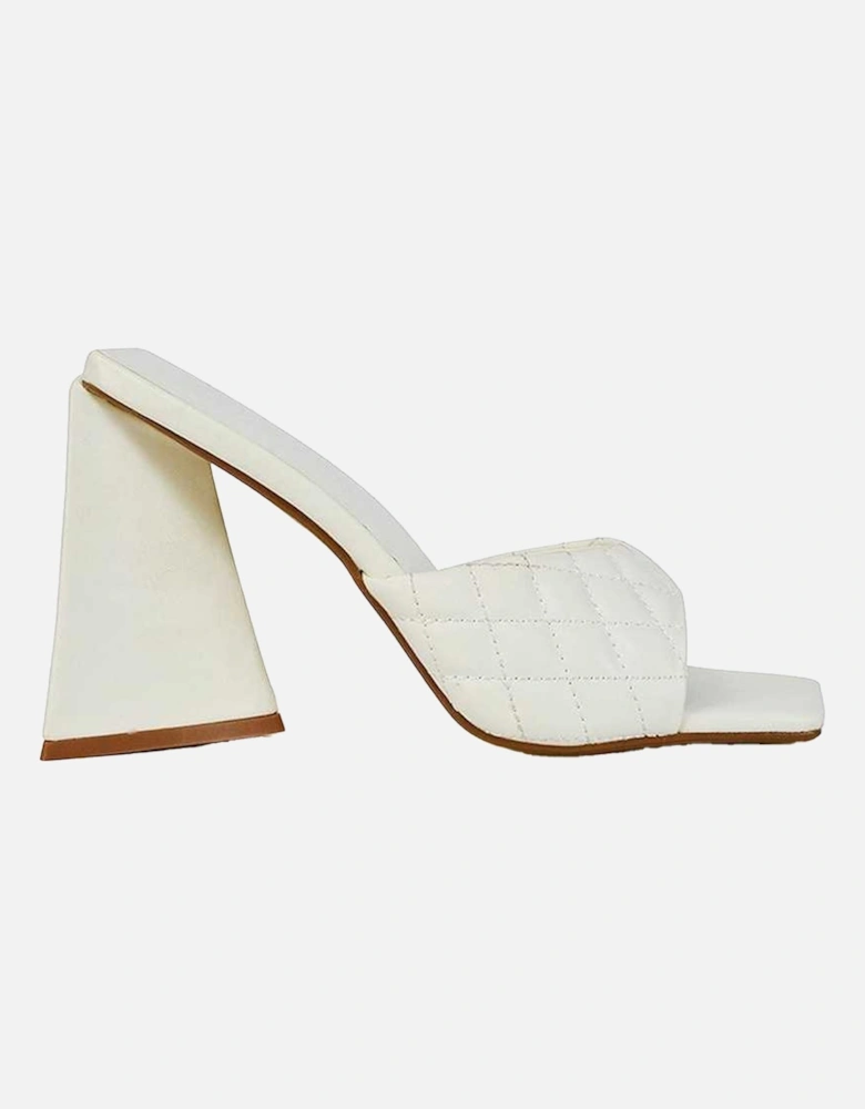 Womens/Ladies Maylin Quilted Sculptured Heel High Heels