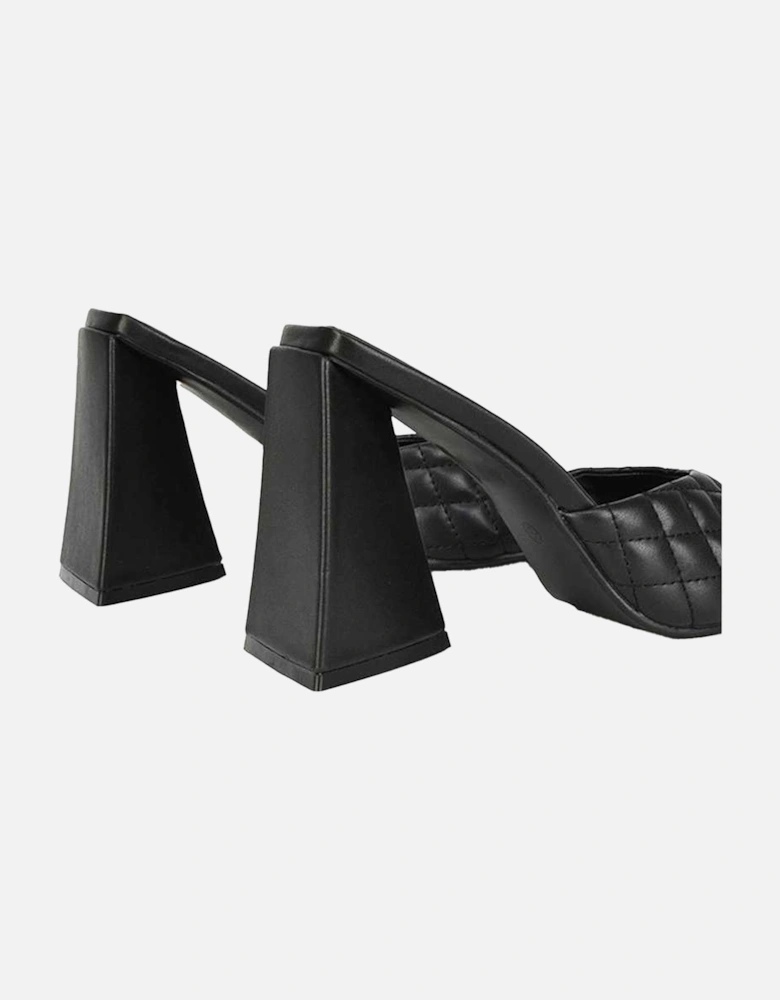 Womens/Ladies Maylin Quilted Sculptured Heel High Heels