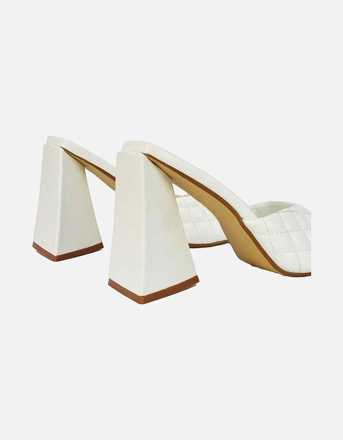 Womens/Ladies Maylin Quilted Sculptured Heel High Heels