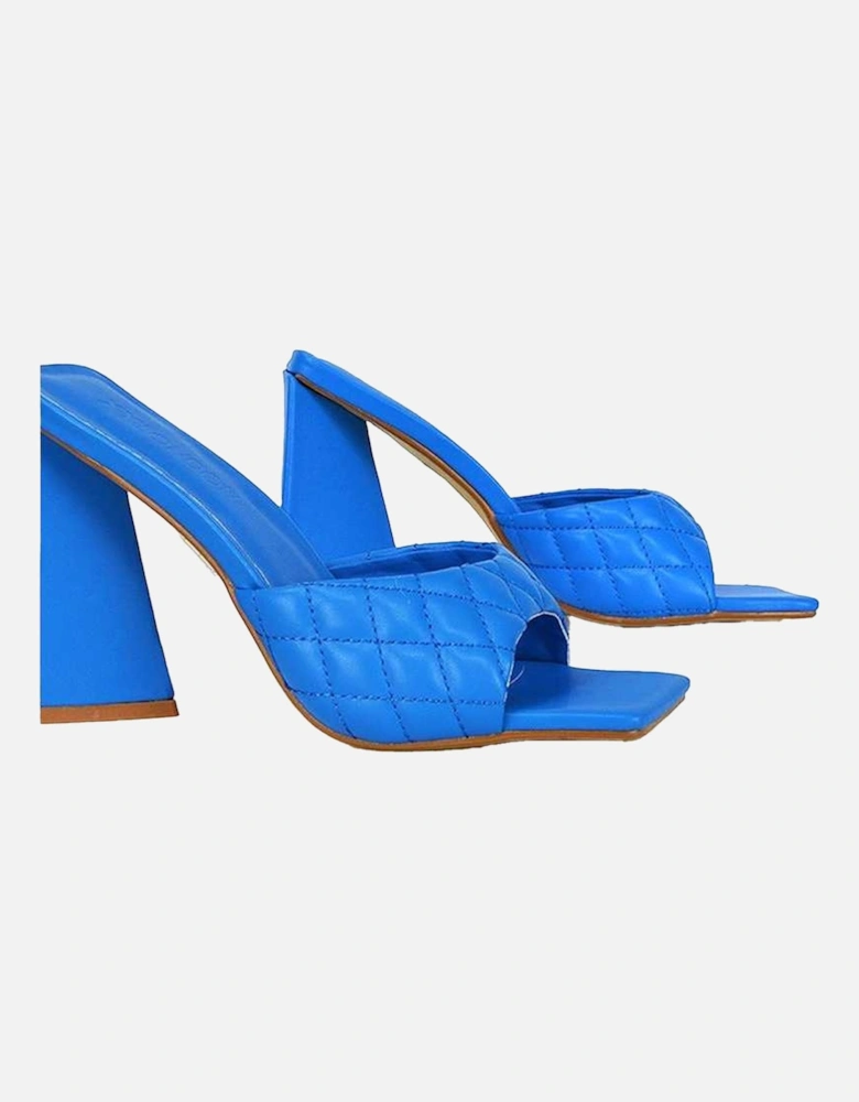 Womens/Ladies Maylin Quilted Sculptured Heel High Heels