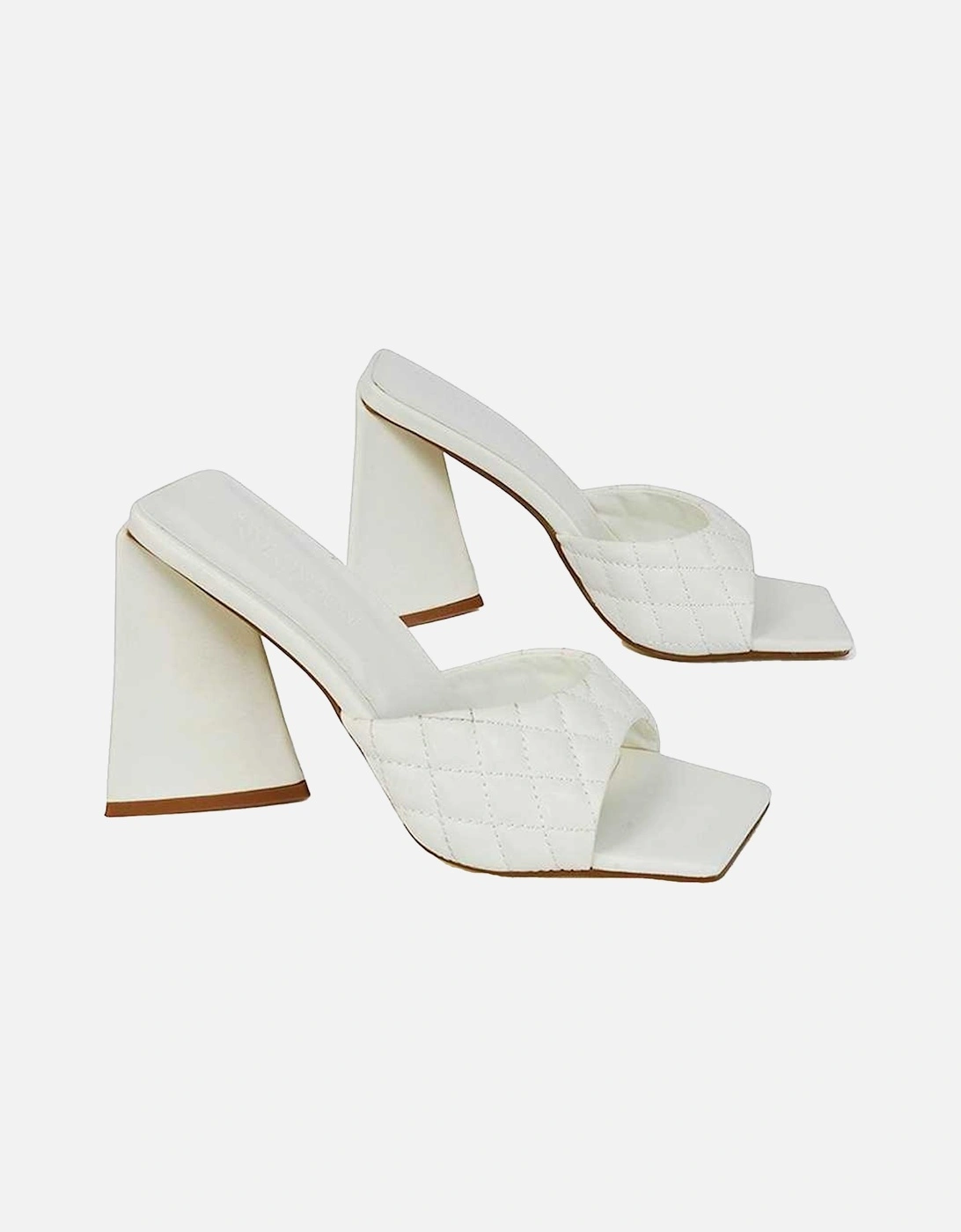 Womens/Ladies Maylin Quilted Sculptured Heel High Heels