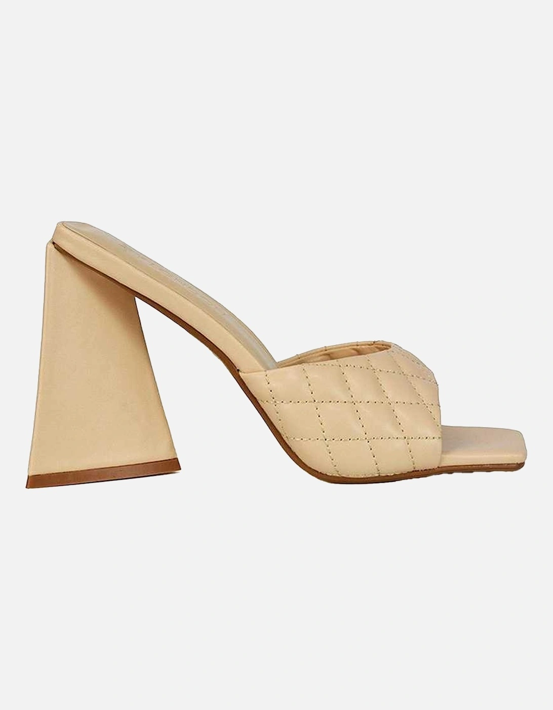 Womens/Ladies Maylin Quilted Sculptured Heel High Heels, 6 of 5