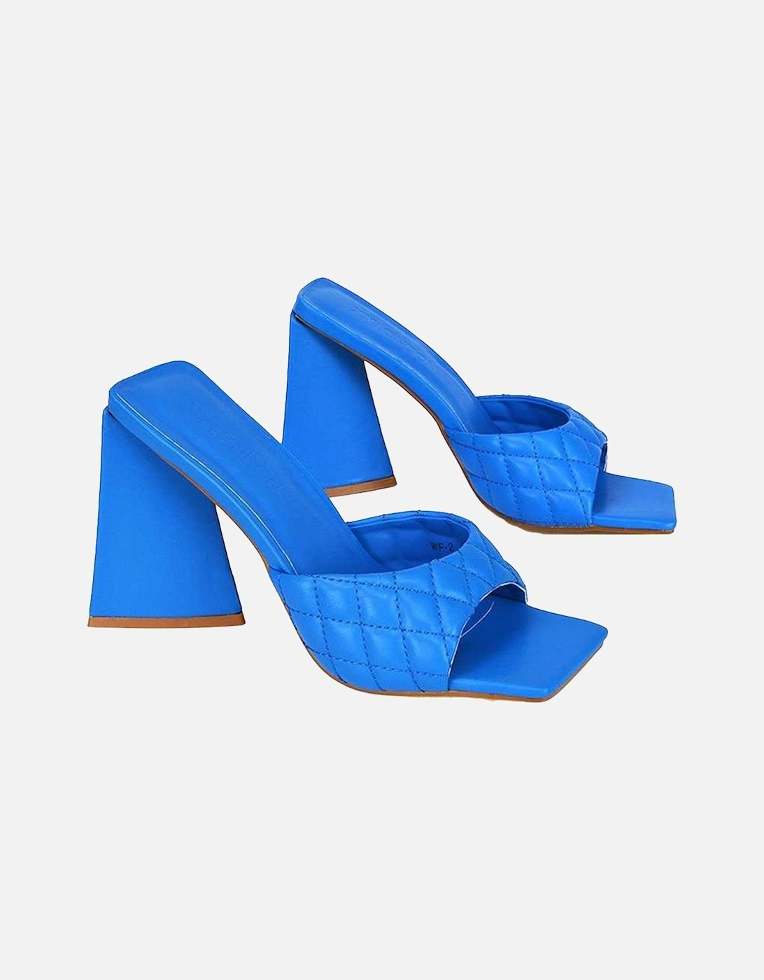 Womens/Ladies Maylin Quilted Sculptured Heel High Heels