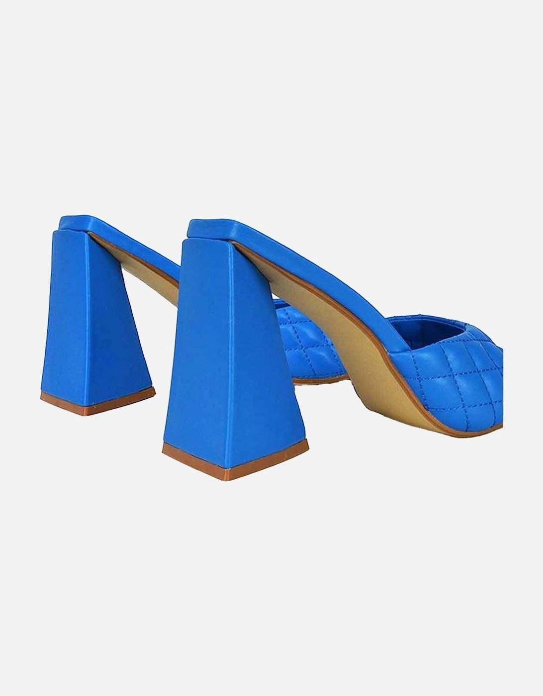 Womens/Ladies Maylin Quilted Sculptured Heel High Heels