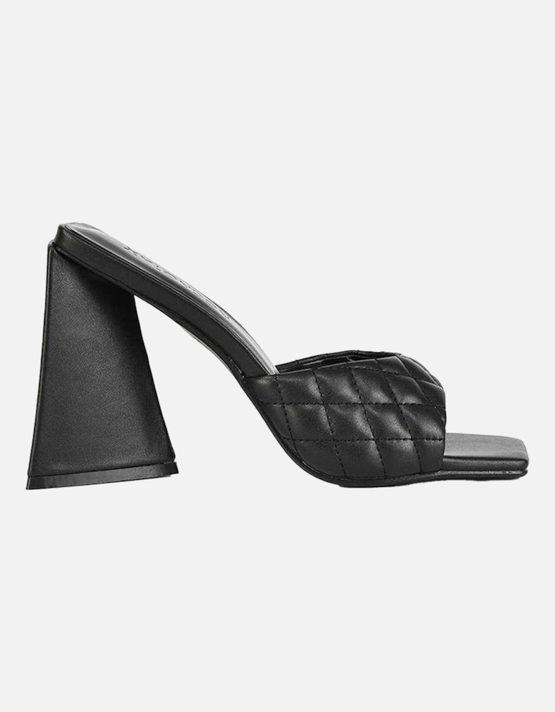 Womens/Ladies Maylin Quilted Sculptured Heel High Heels