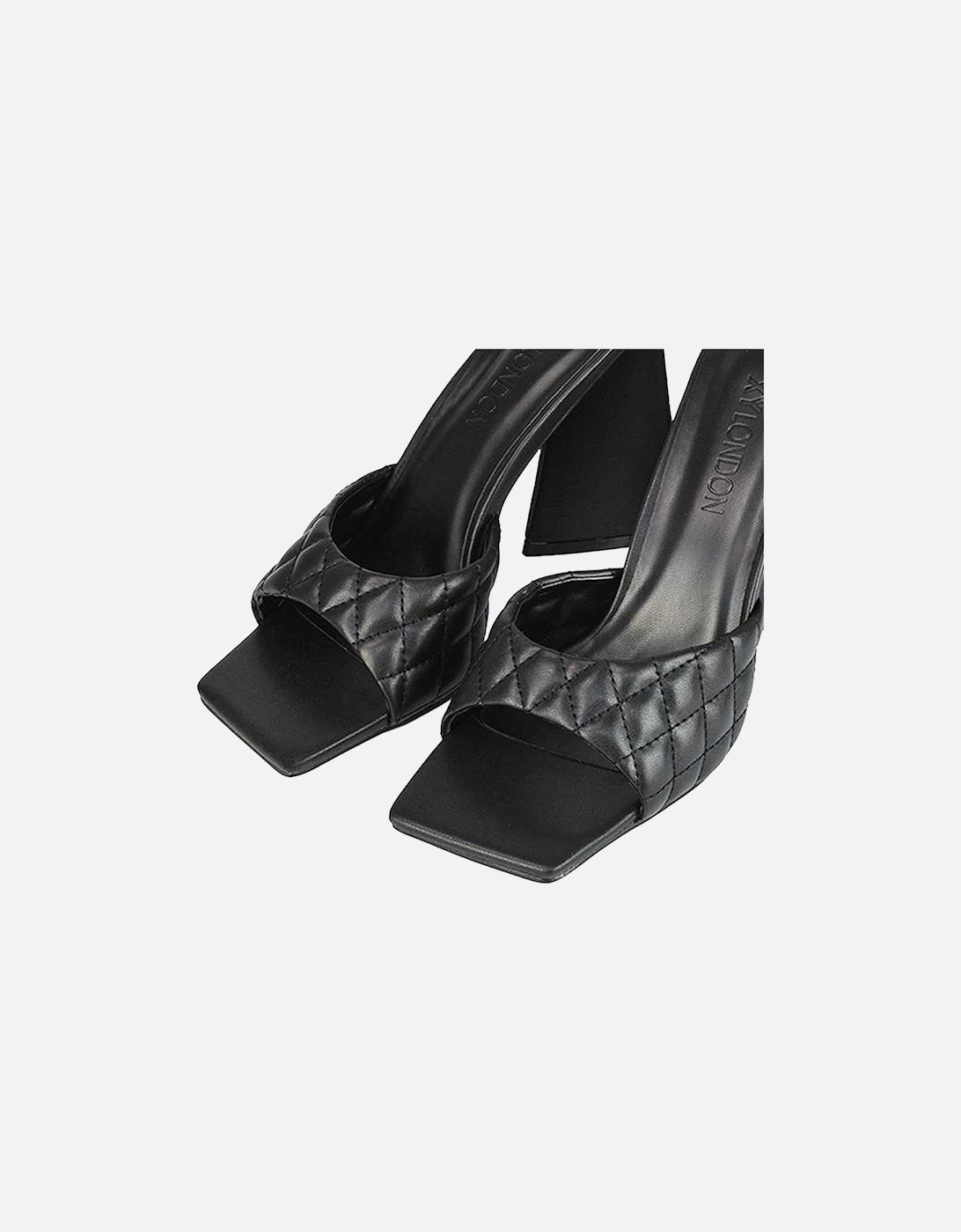 Womens/Ladies Maylin Quilted Sculptured Heel High Heels