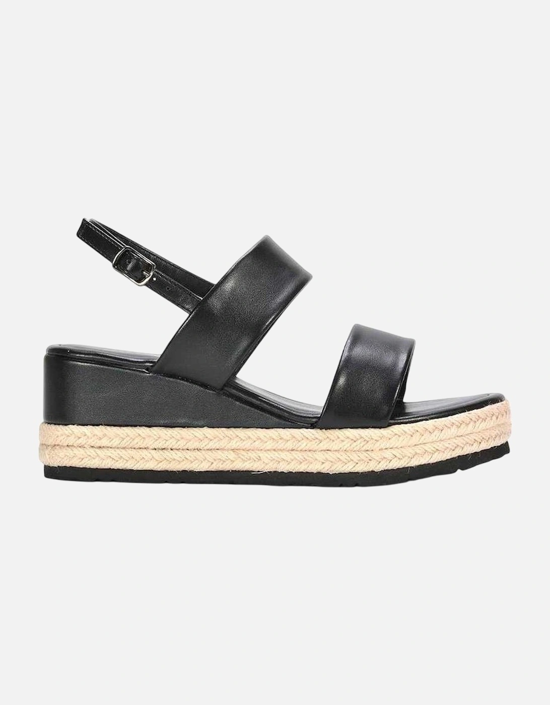 Womens/Ladies Ally Sling Back Low Heel Wedge Sandals