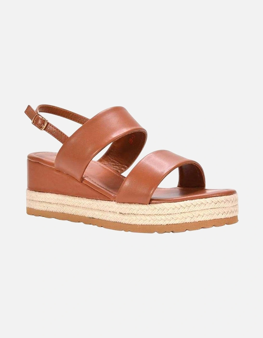 Womens/Ladies Ally Sling Back Low Heel Wedge Sandals