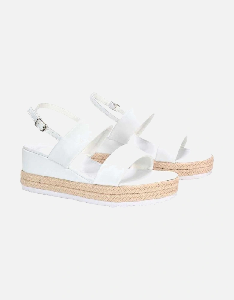 Womens/Ladies Ally Sling Back Low Heel Wedge Sandals