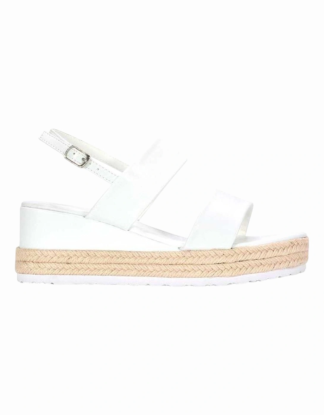 Womens/Ladies Ally Sling Back Low Heel Wedge Sandals