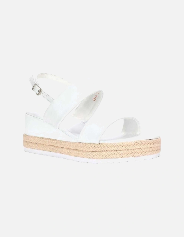 Womens/Ladies Ally Sling Back Low Heel Wedge Sandals