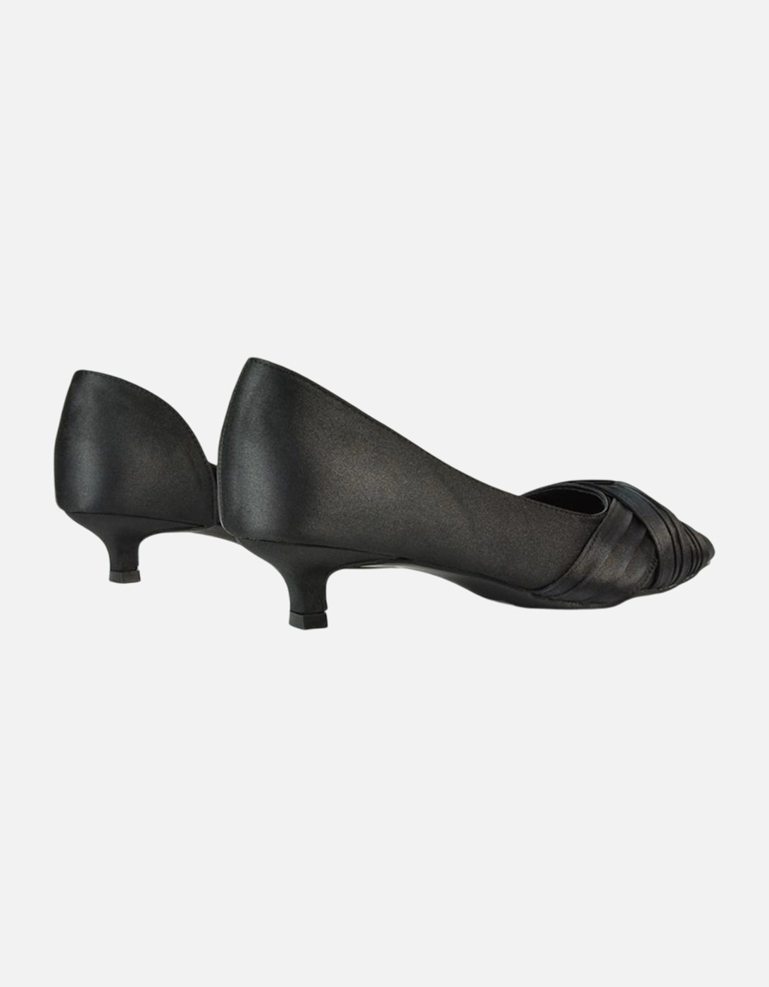 Womens/Ladies Freya Pointed Low Kitten Heel Pumps