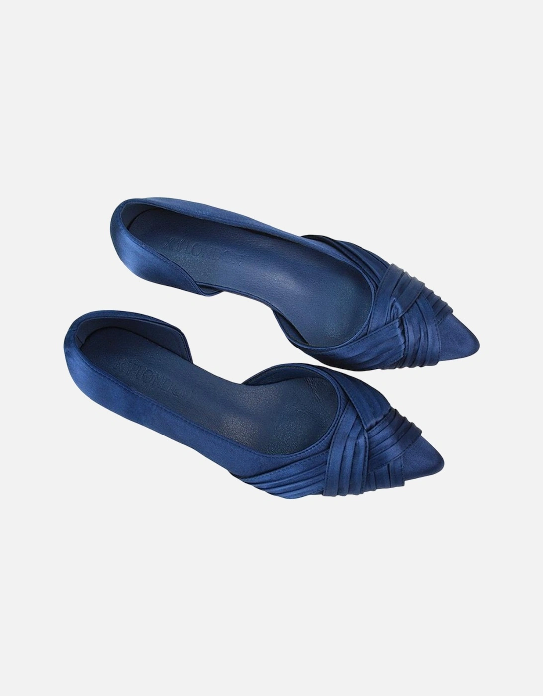 Womens/Ladies Freya Pointed Low Kitten Heel Pumps