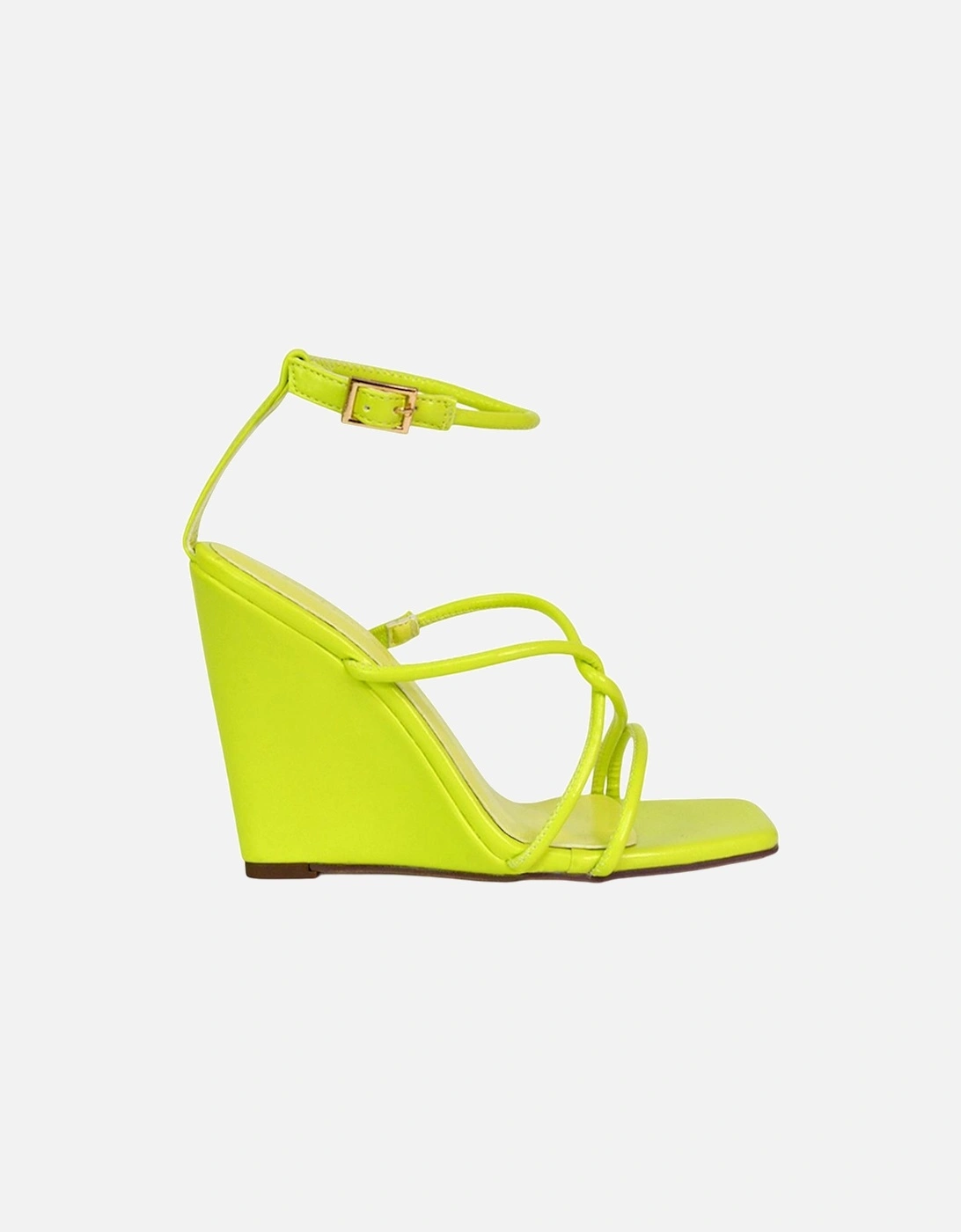 Womens/Ladies Ankle Strap Wedge Sandals