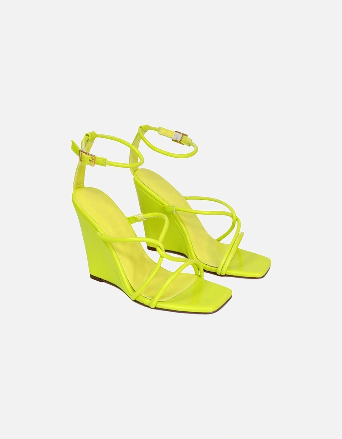 Womens/Ladies Ankle Strap Wedge Sandals