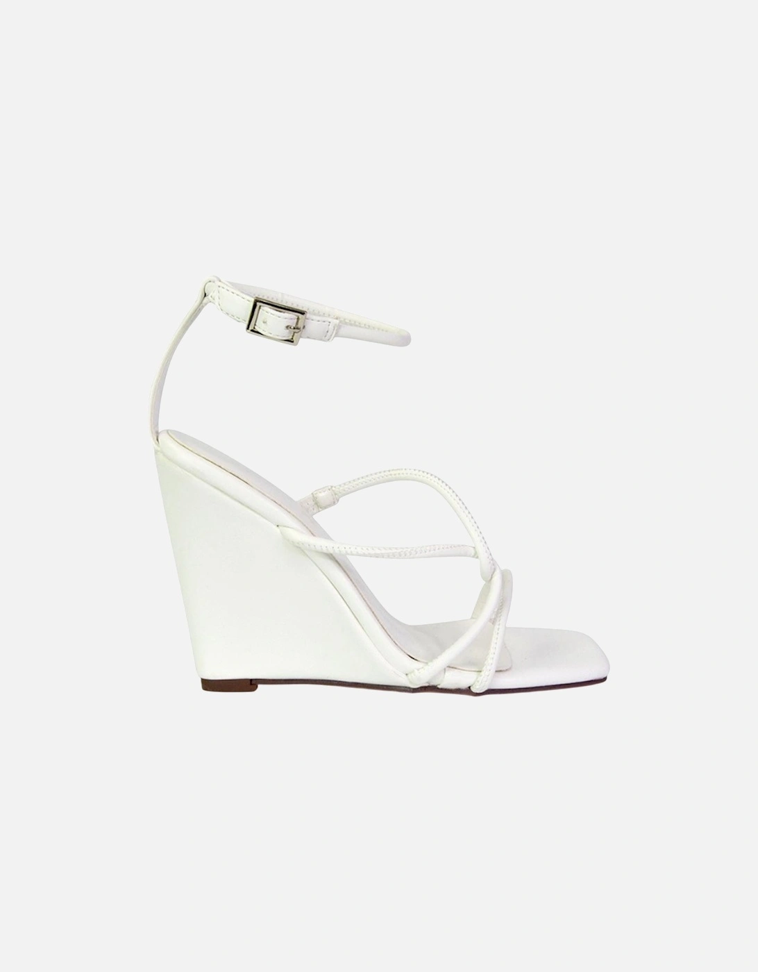 Womens/Ladies Ankle Strap Wedge Sandals