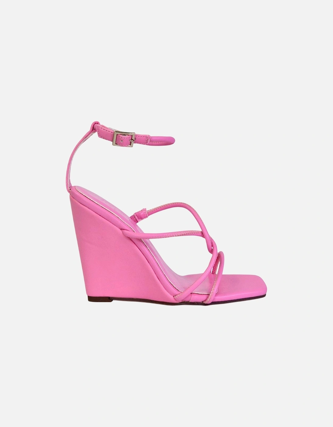 Womens/Ladies Ankle Strap Wedge Sandals