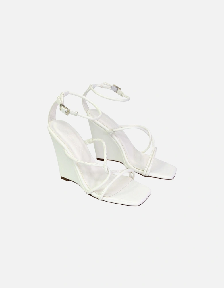 Womens/Ladies Ankle Strap Wedge Sandals