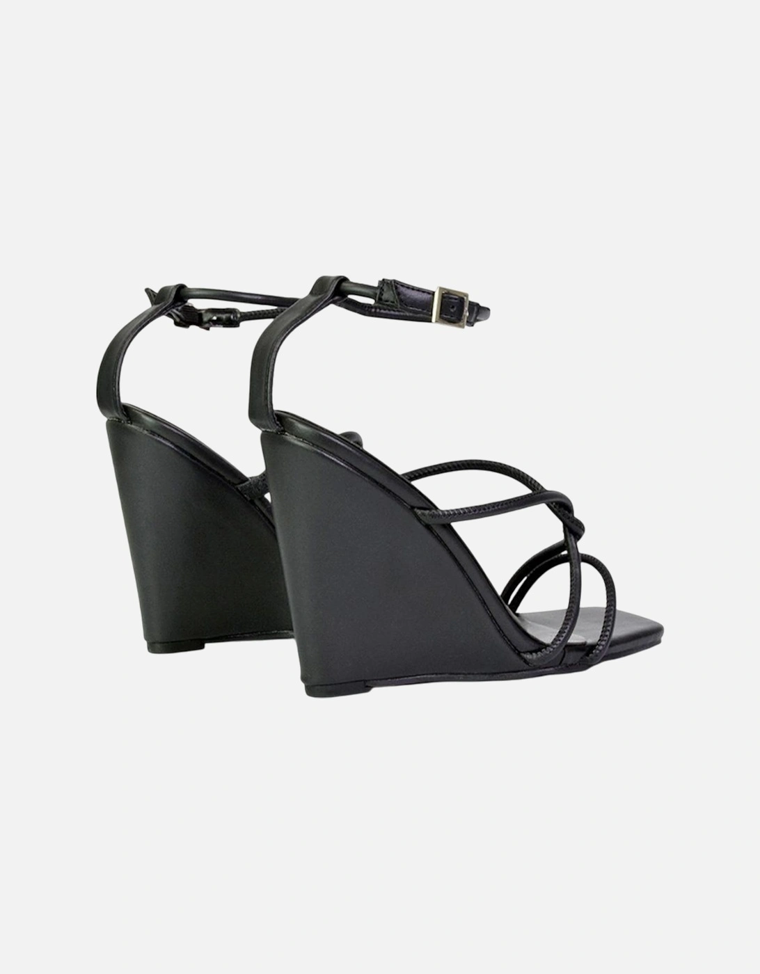 Womens/Ladies Ankle Strap Wedge Sandals