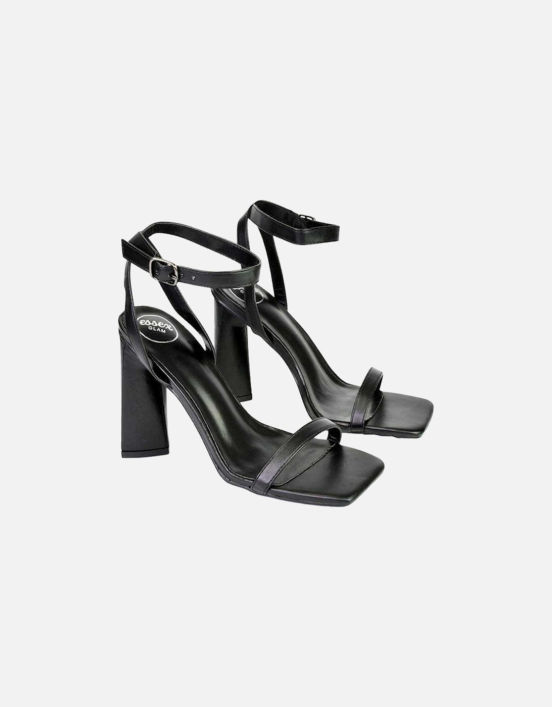 Womens/Ladies Max Strappy Sculptured Heel Sandals