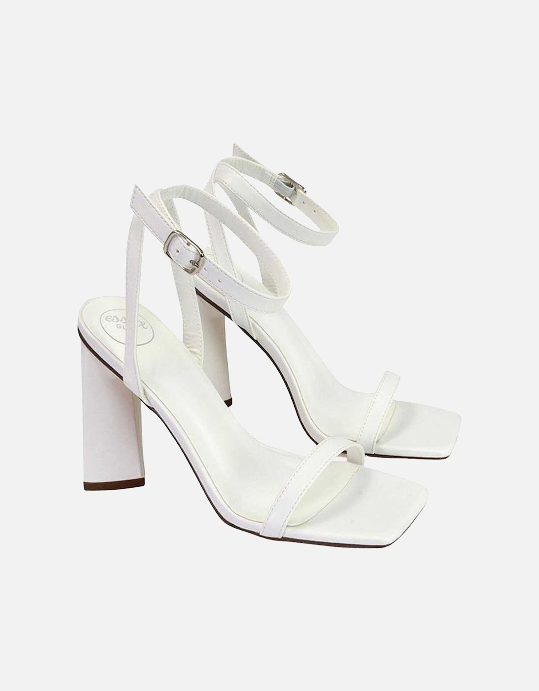 Womens/Ladies Max Strappy Sculptured Heel Sandals