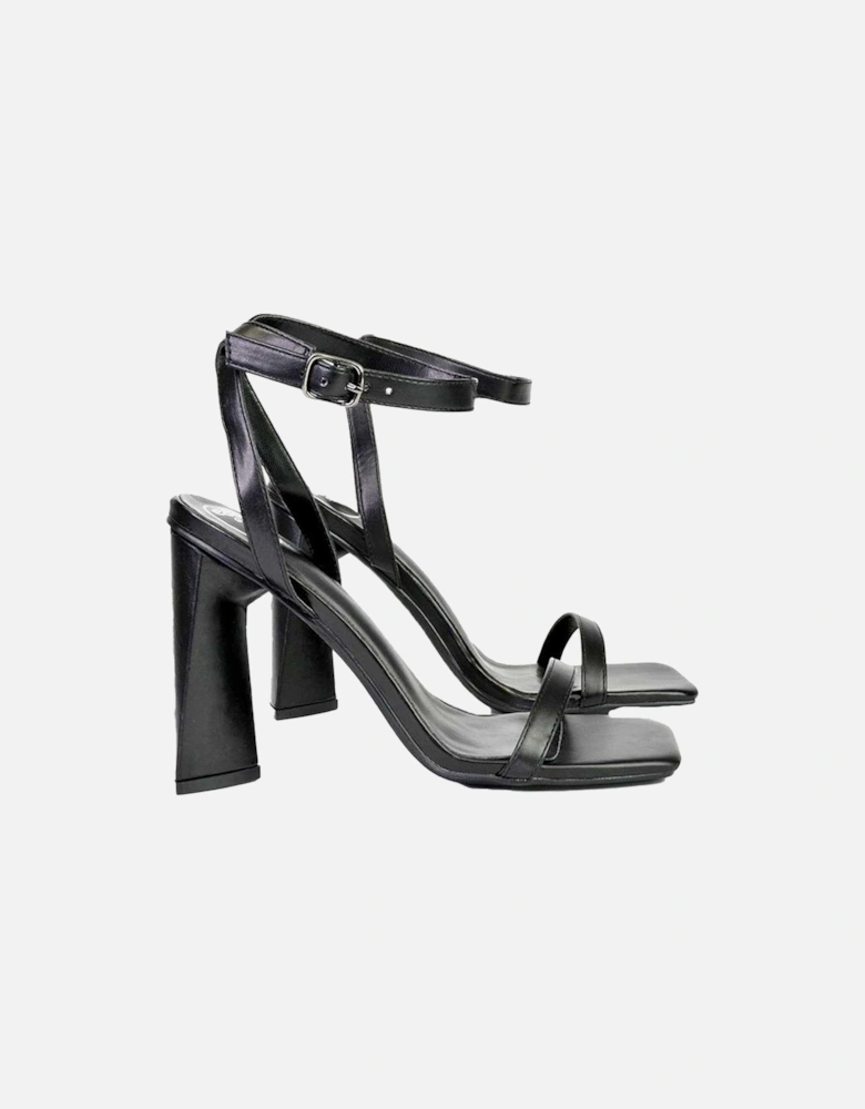 Womens/Ladies Max Strappy Sculptured Heel Sandals