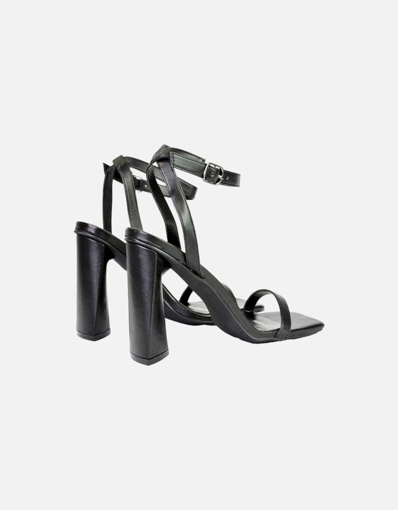 Womens/Ladies Max Strappy Sculptured Heel Sandals