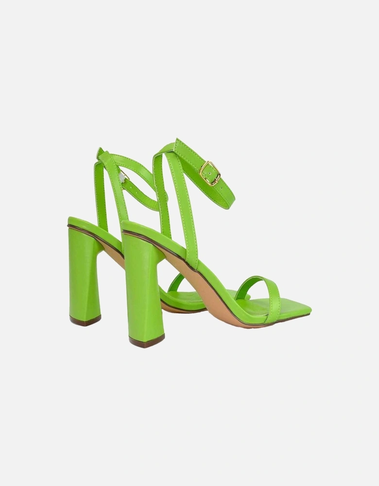Womens/Ladies Max Strappy Sculptured Heel Sandals