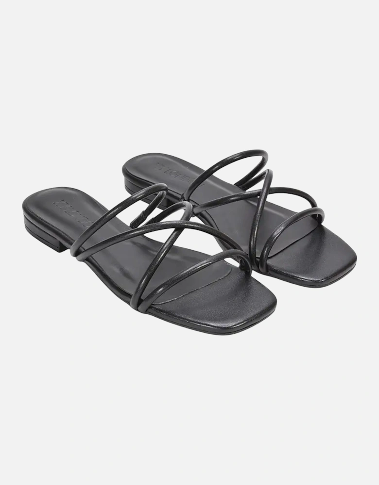 Womens/Ladies Suzzie Metallic Strappy Sandals