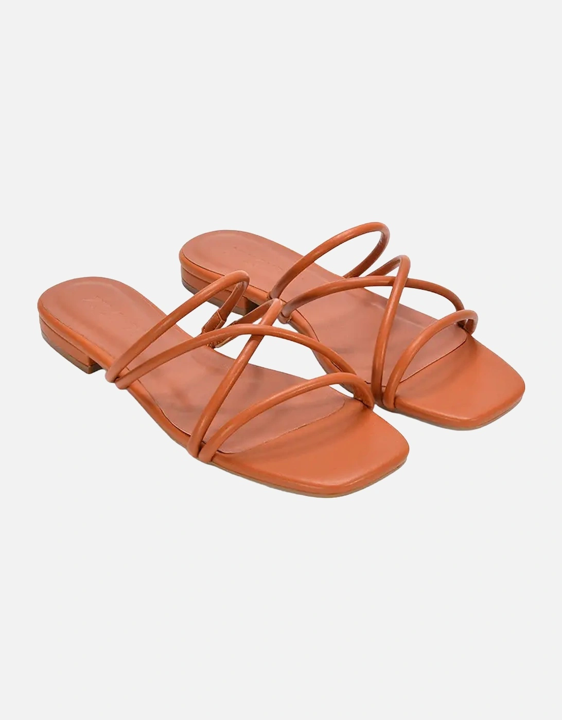 Womens/Ladies Suzzie Metallic Strappy Sandals, 5 of 4