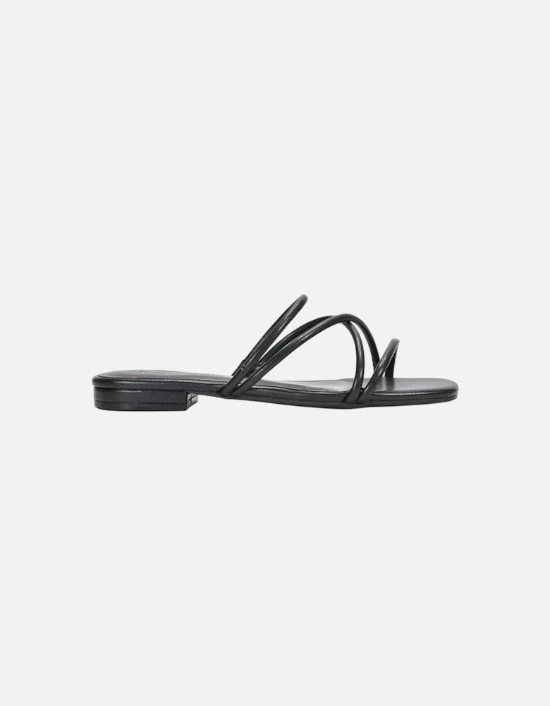 Womens/Ladies Suzzie Metallic Strappy Sandals