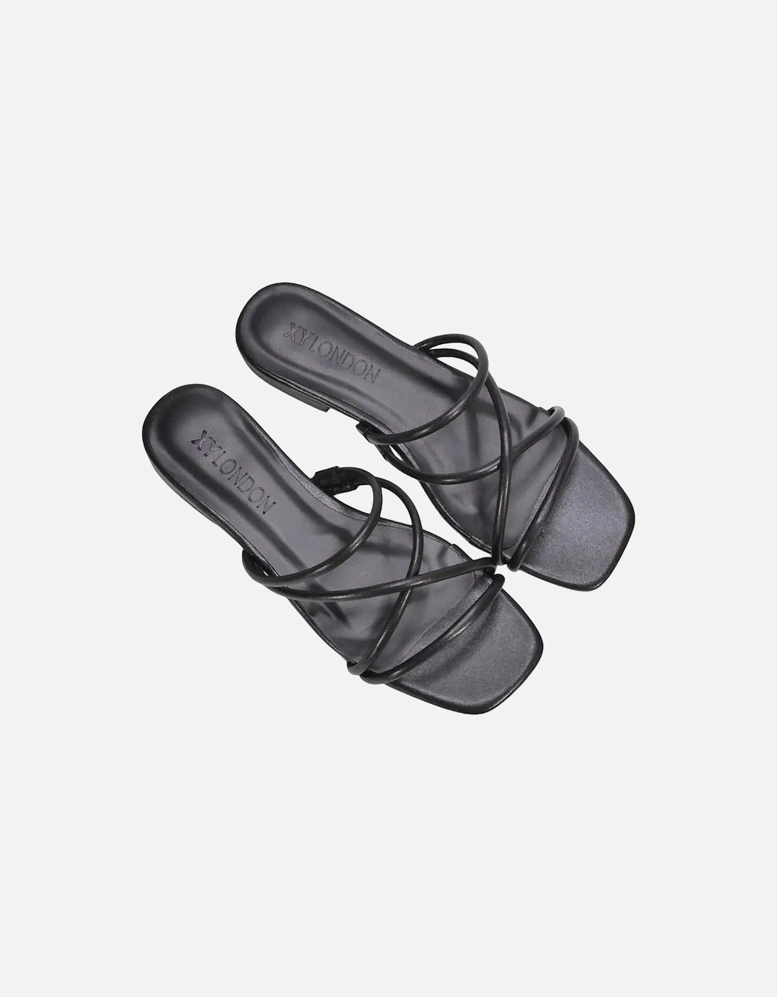Womens/Ladies Suzzie Metallic Strappy Sandals