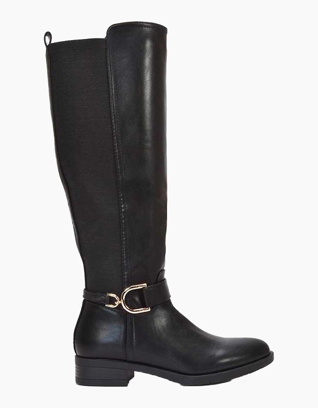 Womens/Ladies Tracey Low Heel Mid Calf Boots
