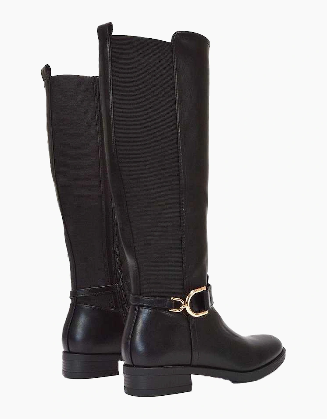 Womens/Ladies Tracey Low Heel Mid Calf Boots