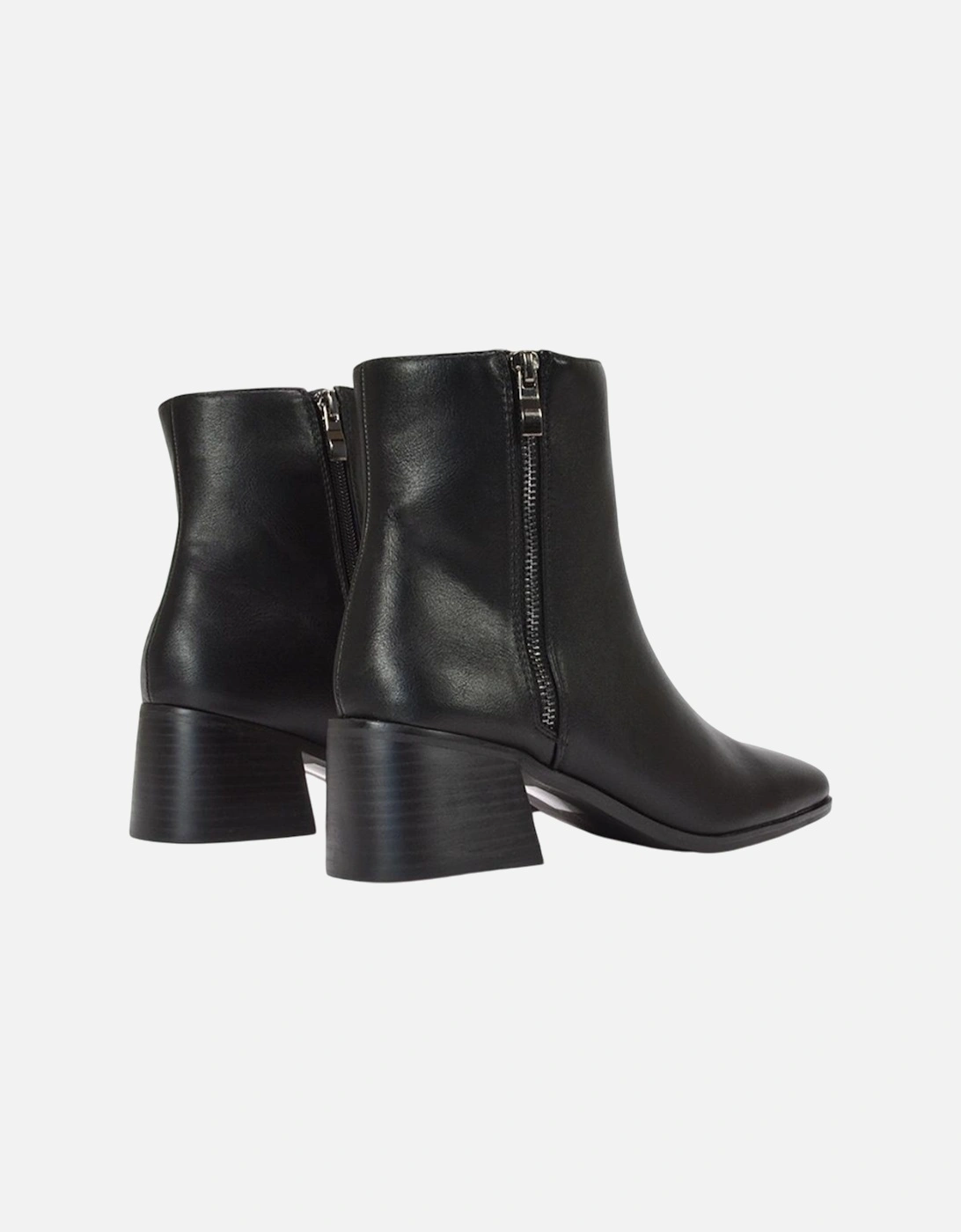 Womens/Ladies Willow Square Toe Ankle Boots