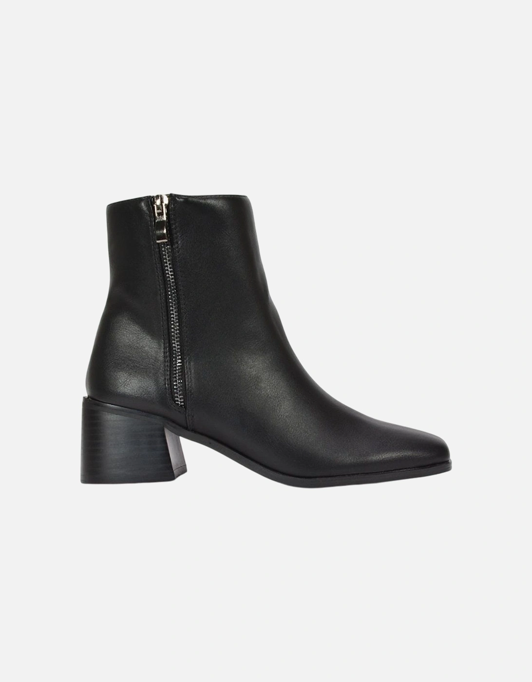 Womens/Ladies Willow Square Toe Ankle Boots