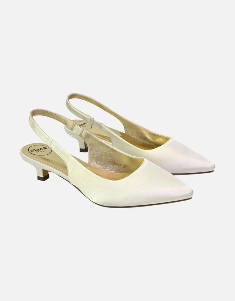 Womens/Ladies Avalone Sling Back Kitten Heel Sandals