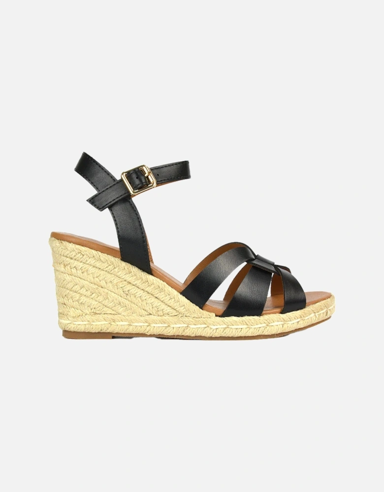 Womens/Ladies Strappy Wedge Sandals
