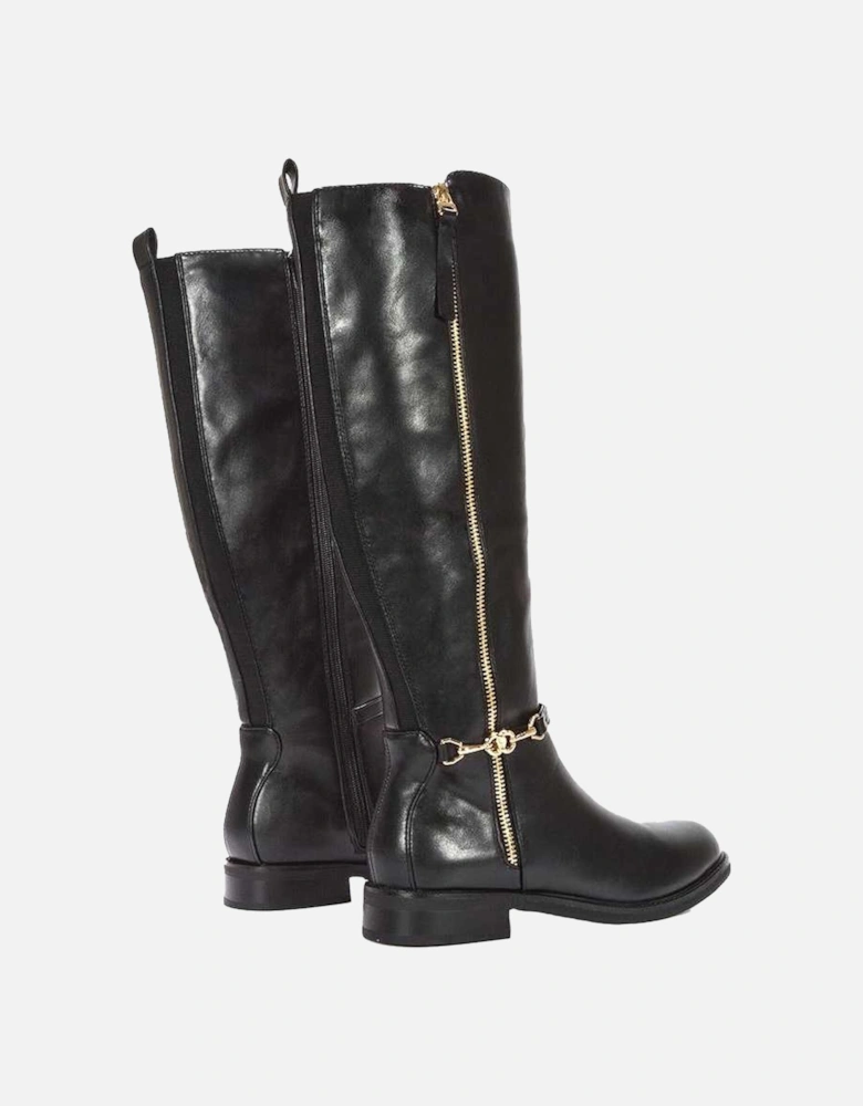 Womens/Ladies Zip Knee-High Boots