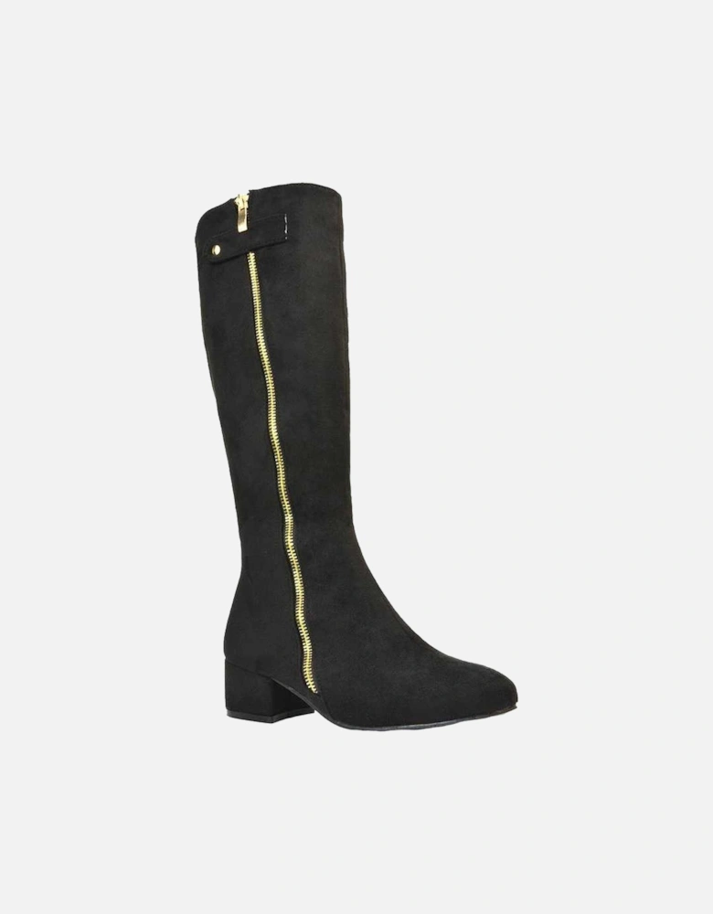 Womens/Ladies Darcy Low Block Heel Knee-High Boots