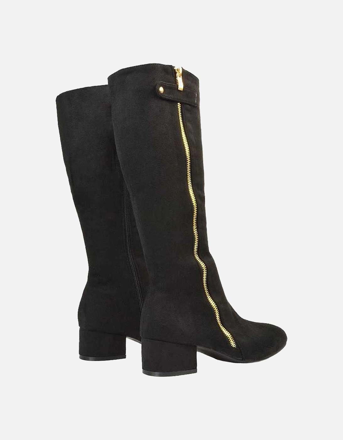 Womens/Ladies Darcy Low Block Heel Knee-High Boots