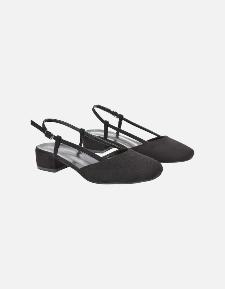 Womens/Ladies Kira Low Heel Court Shoes