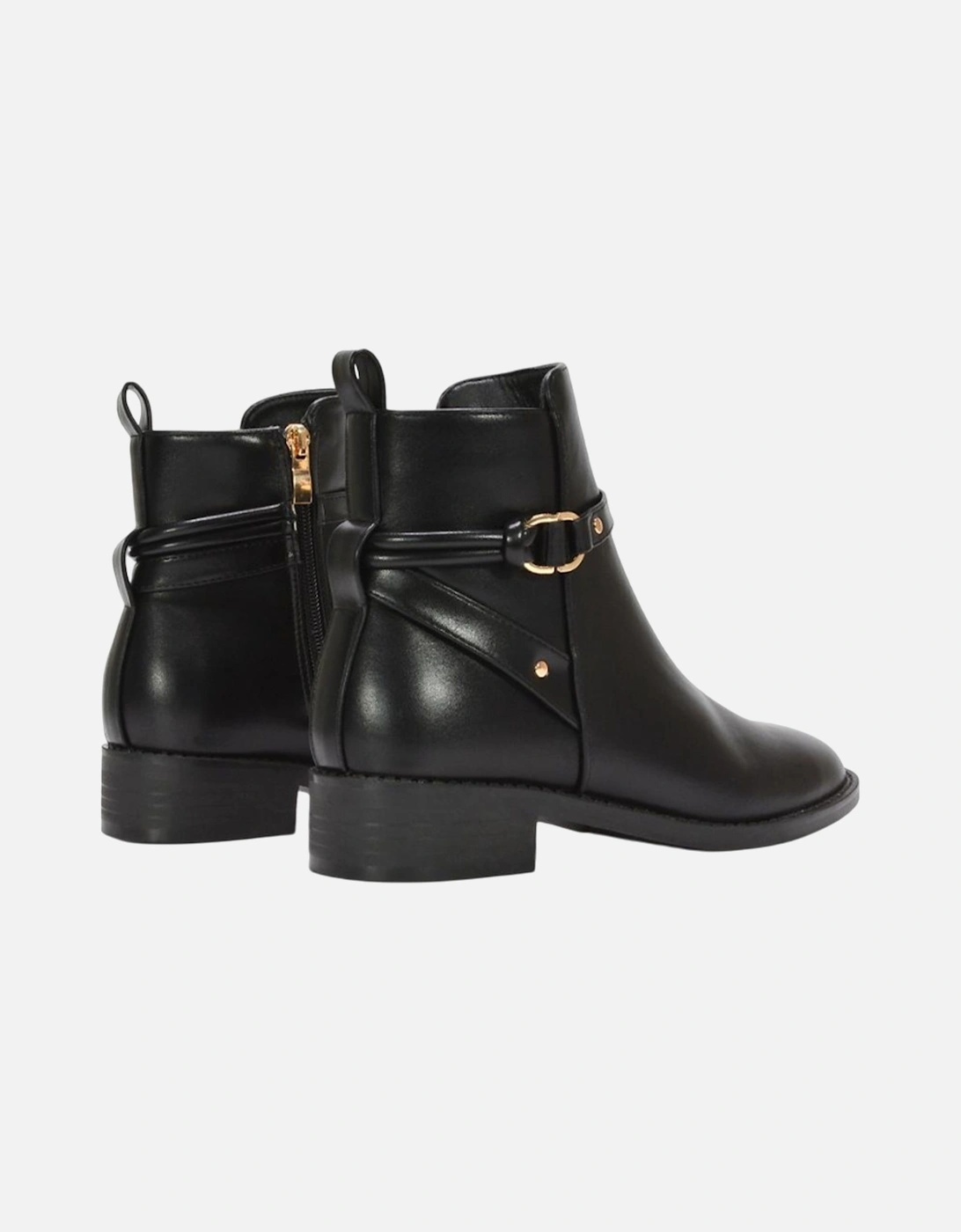 Womens/Ladies Mollie Low Block Heel Ankle Boots