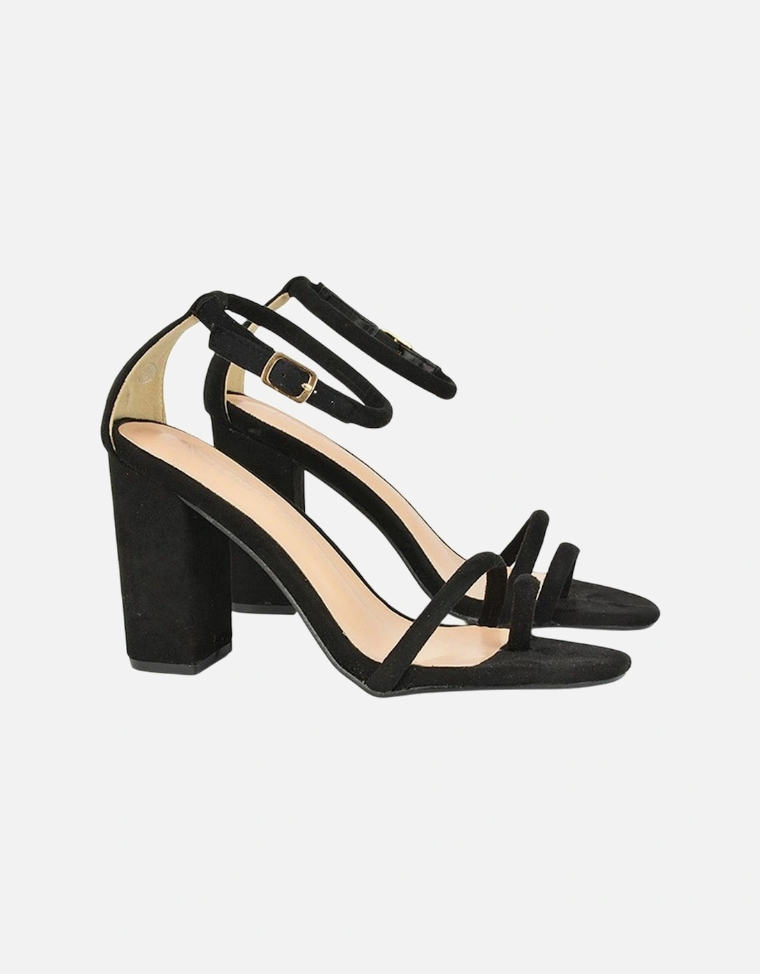 Womens/Ladies Liana Strappy High Block Heel Sandals