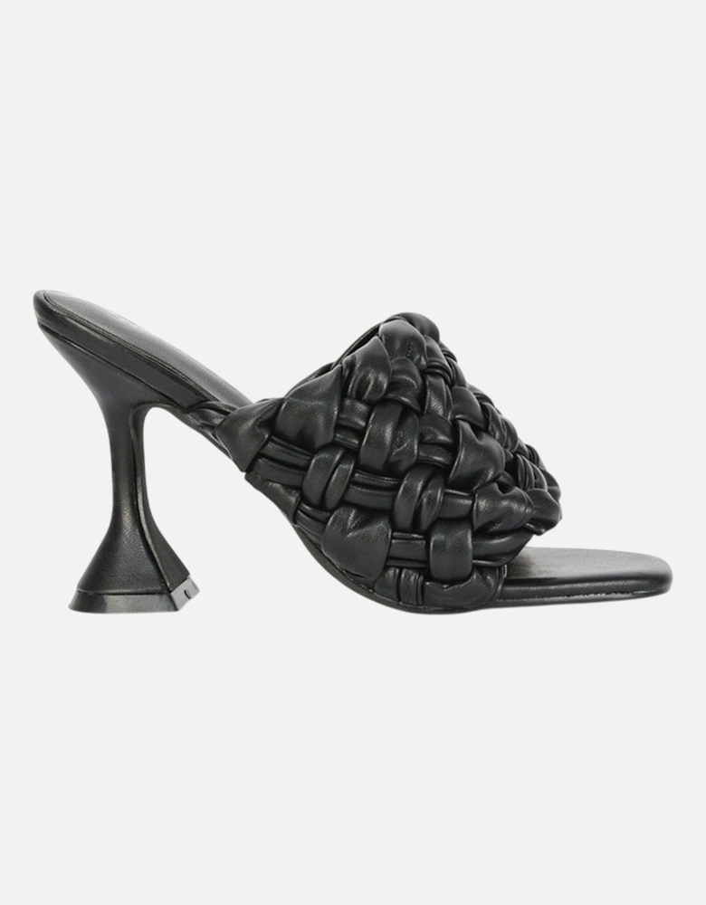 Womens/Ladies Jaci High Heel Flared Mules