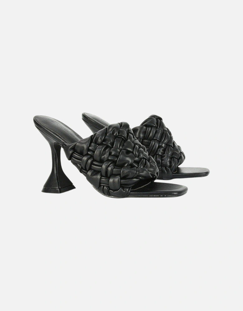 Womens/Ladies Jaci High Heel Flared Mules