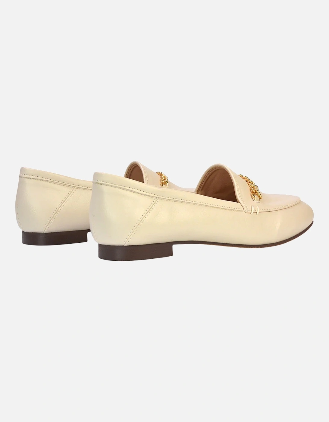 Womens/Ladies Tessah Chain Detail Flat Loafers