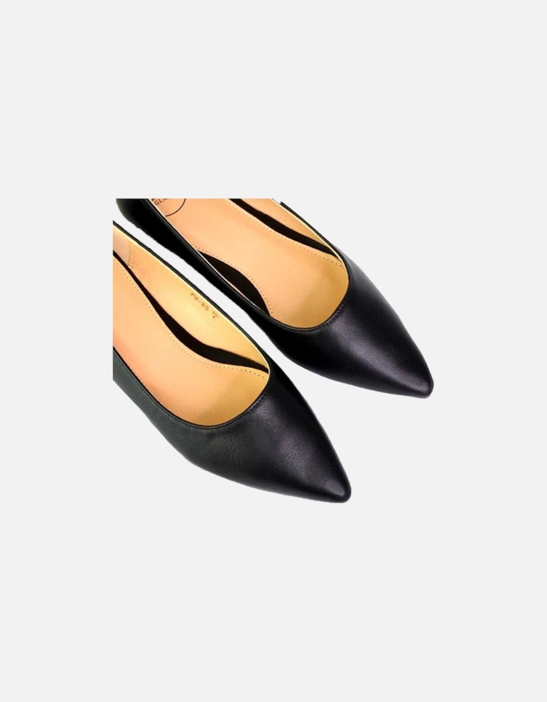 Womens/Ladies Bubbles Pointed Ballerina Flats