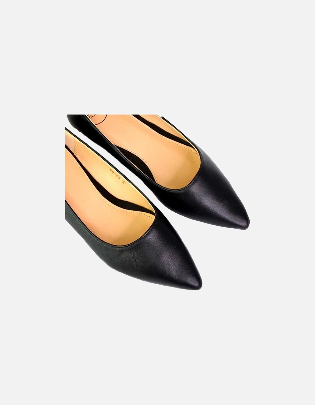 Womens/Ladies Bubbles Pointed Ballerina Flats