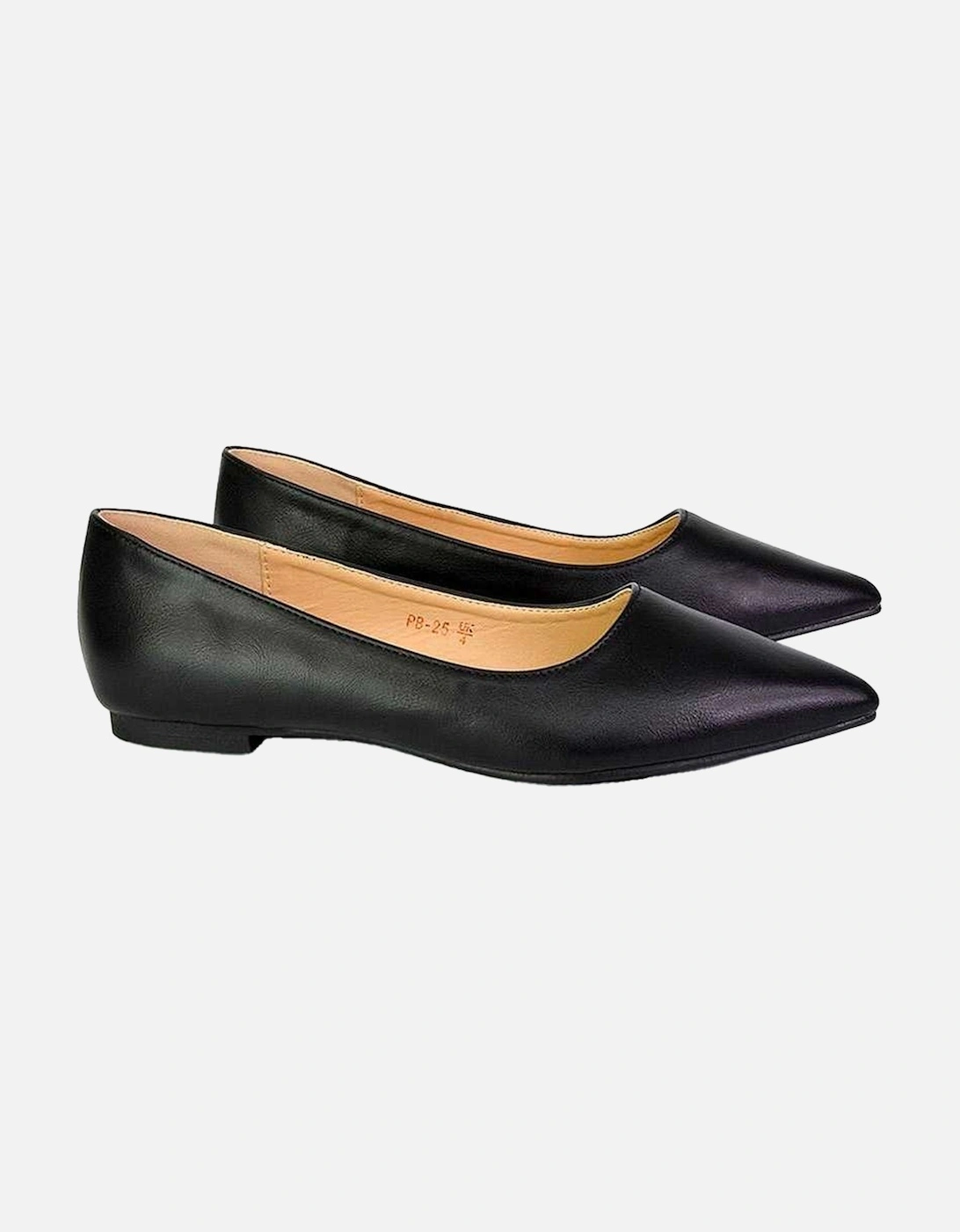 Womens/Ladies Bubbles Pointed Ballerina Flats